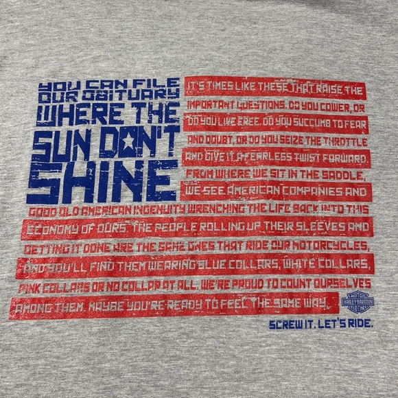 Harley-Davidson Redstone Shirt. Medium. Huntsville, Alabama. - Picture 3 of 8